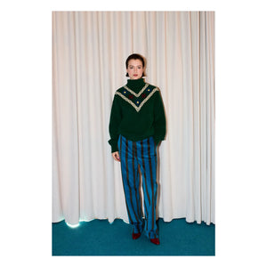Bobo Choses - Blaue Cordhose mit Streifen