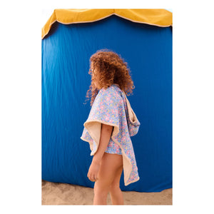 Louise Misha - Mael Badeponcho aus Bio-Baumwolle | Hellblau