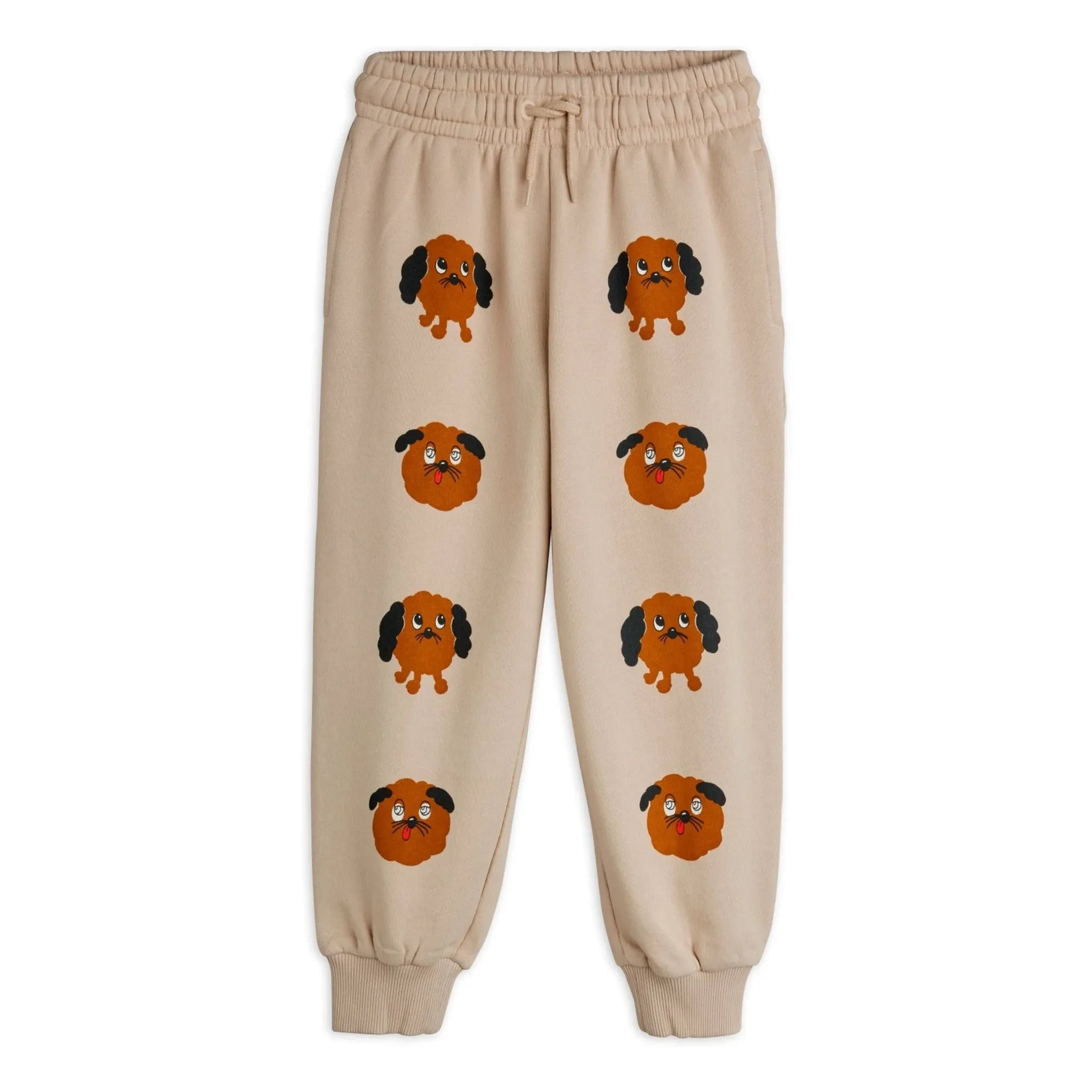 Mini Rodini - Doggies Bio-Baumwoll-Jogginghose | Grau meliert