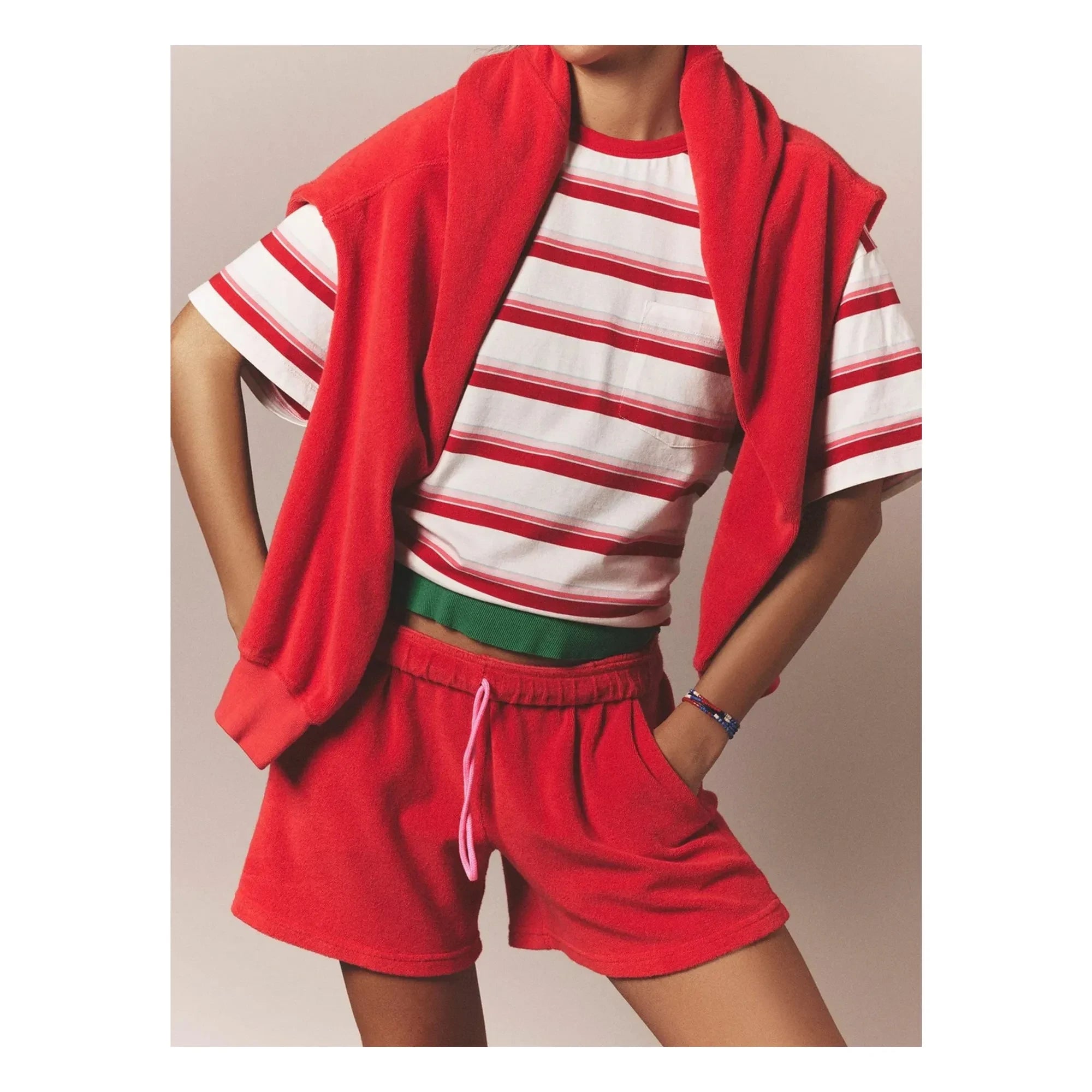 Xirena - Shayden Frottee-Shorts | Rot