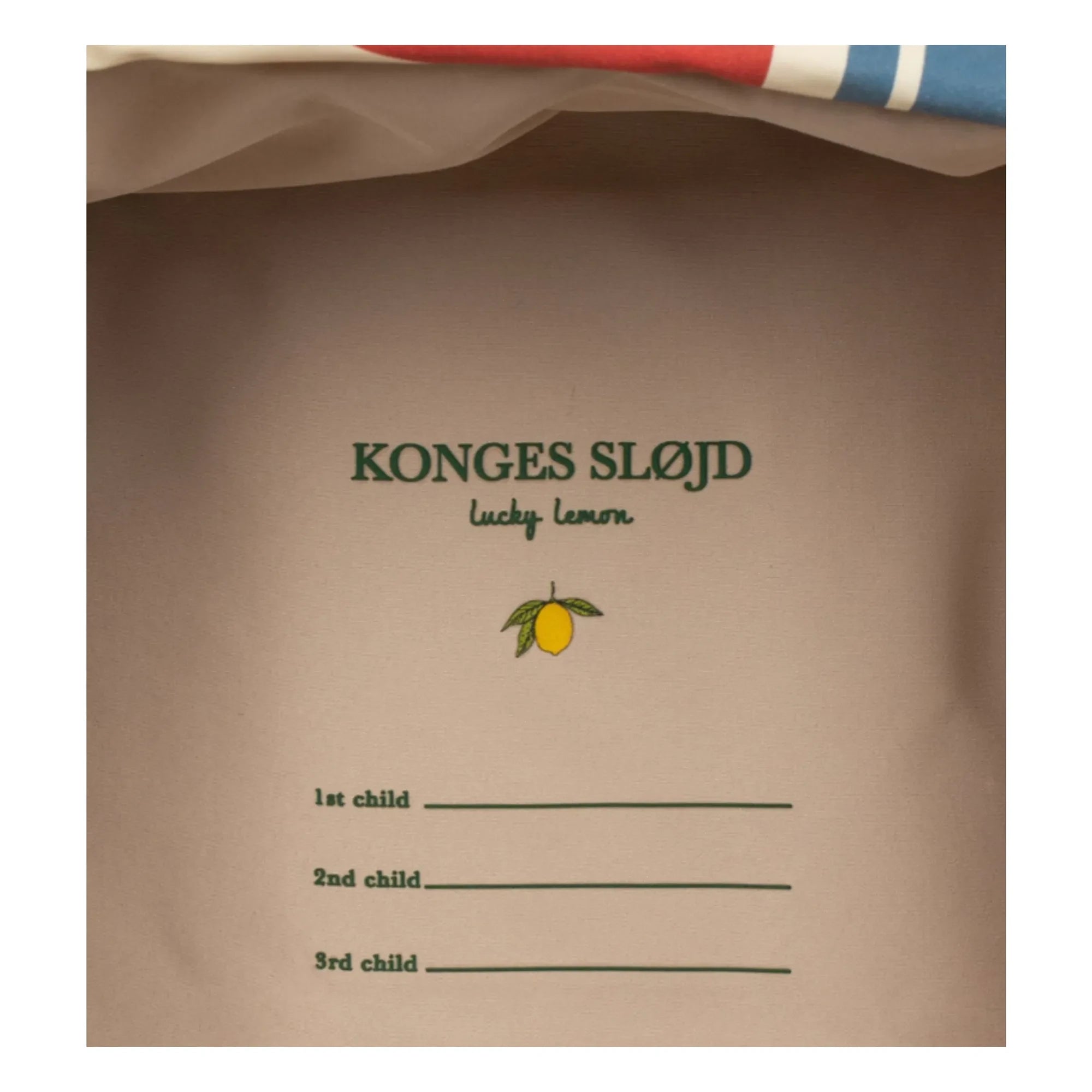Konges Sløjd - Rainy Bateaux Rucksack | Ecru