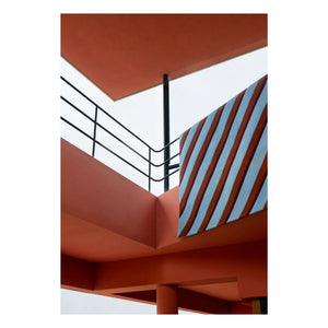 Layered - Wollteppich Diagonal, Tekla Evelina Severin | Blau