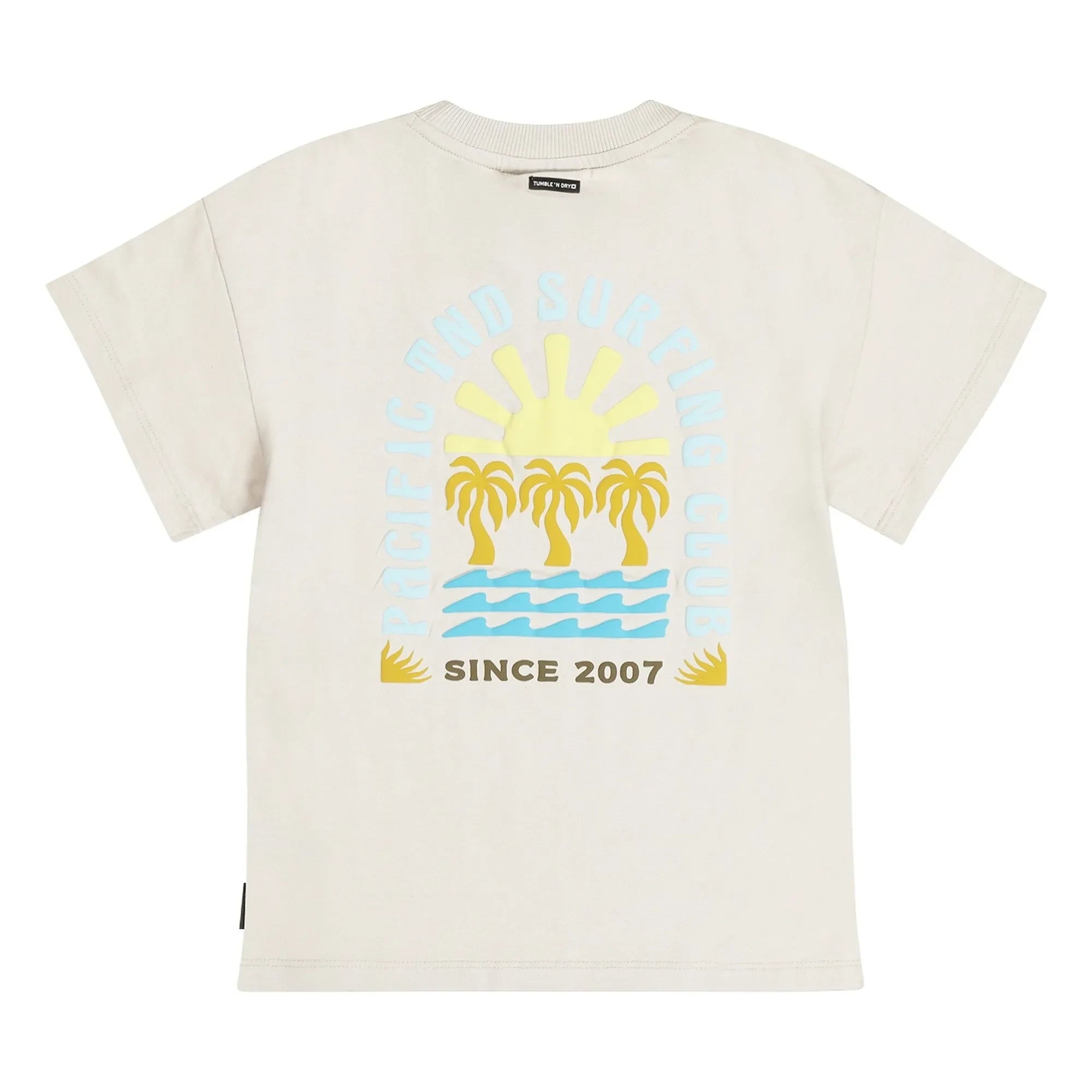 Trocknergeeignet – Oversize-T-Shirt „Saltwater“ | Recycelte Baumwolle | Ecru