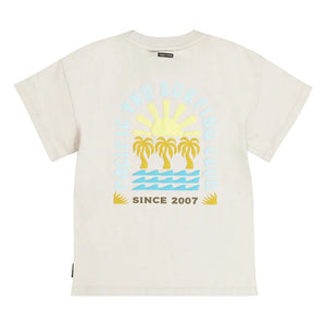 Trocknergeeignet – Oversize-T-Shirt „Saltwater“ | Recycelte Baumwolle | Ecru