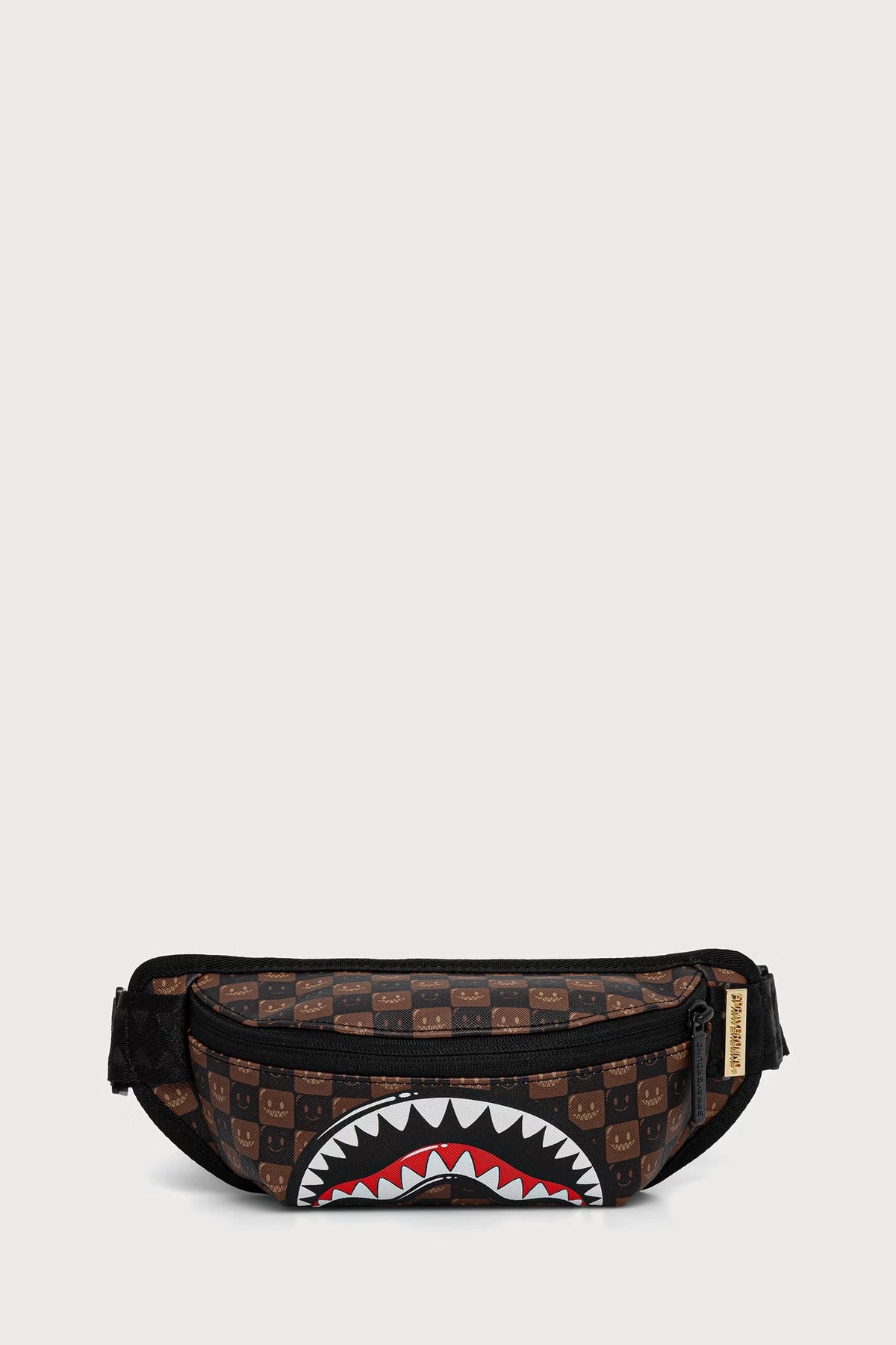Sprayground - Braun Bauchtasche mit Haien in Paris 910B9309NSZ