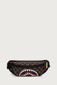Sprayground - Braun Bauchtasche mit Haien in Paris 910B9309NSZ