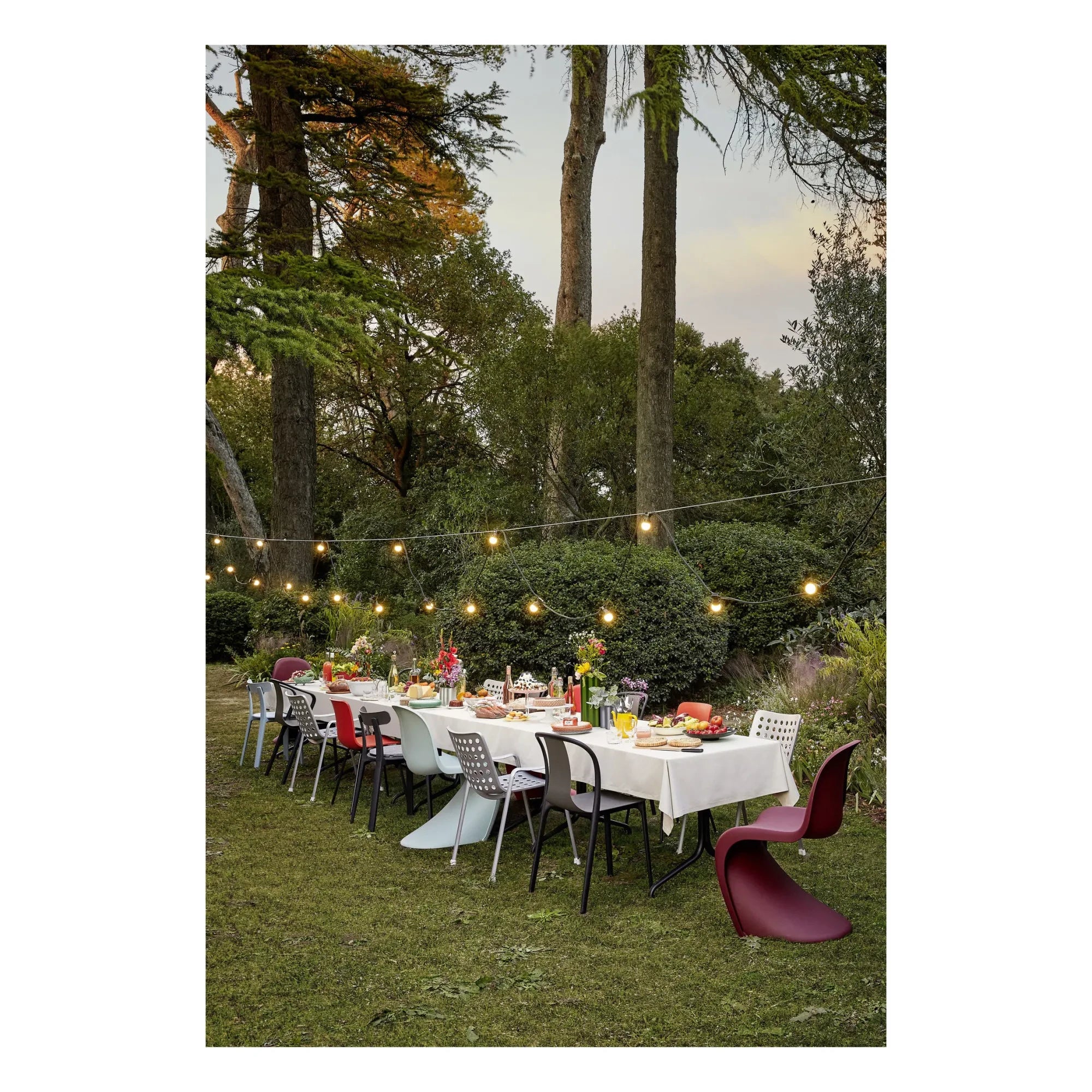 Vitra Stuhl - Verner Panton | Burgund