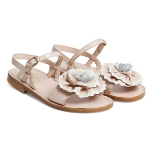 Bonpoint – Sandalen „Lola Fleurs“ | Puderrosa