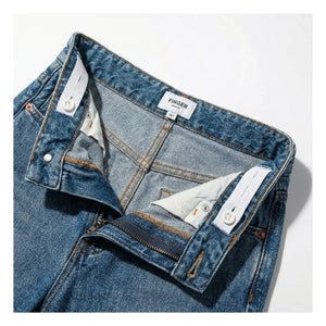Finger in the nose - Bermuda Denim Oversize Sacha | Denim mavisi