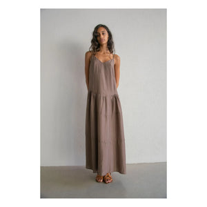 THEAVANT - Seidenes Martini-Kleid | Schokolade