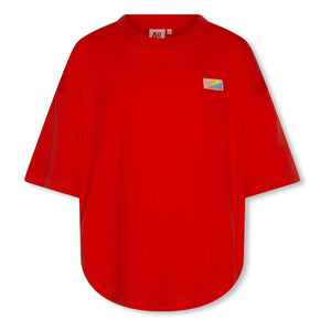 AO76 - Oversize T-Shirt True Sunseeker Recycelte Baumwolle | Rot