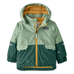 Patagonia – Snow Pile Jacke aus recycelten Fasern | Hellgrün