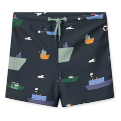 Liewood - Otto Bateaux Badeshorts aus recycelten Fasern | Marineblau