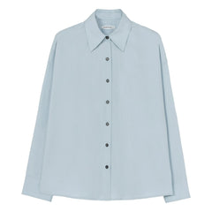 Cordera - Oversize Baumwollhemd | Hellblau