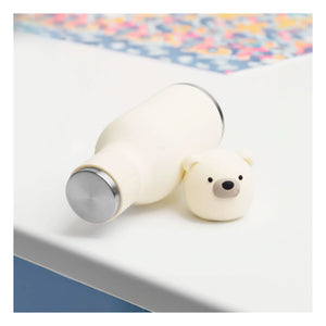Asobu - White Bear paslanmaz çelik su şişesi