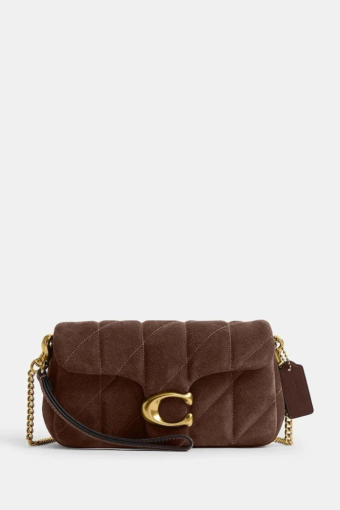 Coach Damen Leder-Crossbody-Tasche Tabby Chain Crossbody 19