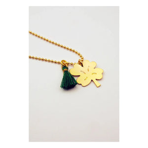 Adorabili - Kleeblatt-Halskette | Gold