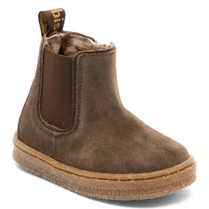 bisgaard - Phillip Lamb Süet Bilek Boy Botlar | Koyu Kahverengi