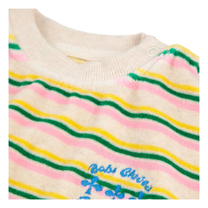 Bobo Choses – Gestreiftes Sweatshirt | Beige