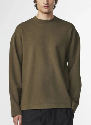 NN.07 - Benja 3530 organische Baumwoll-Sweatshirt | Haki Braun