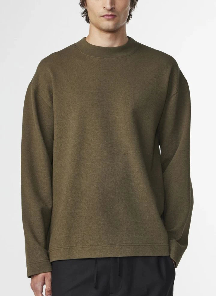 NN.07 - Benja 3530 organische Baumwoll-Sweatshirt | Haki Braun