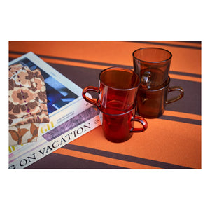 HKliving - Baumwoll-Servietten - 2er Set | Russet