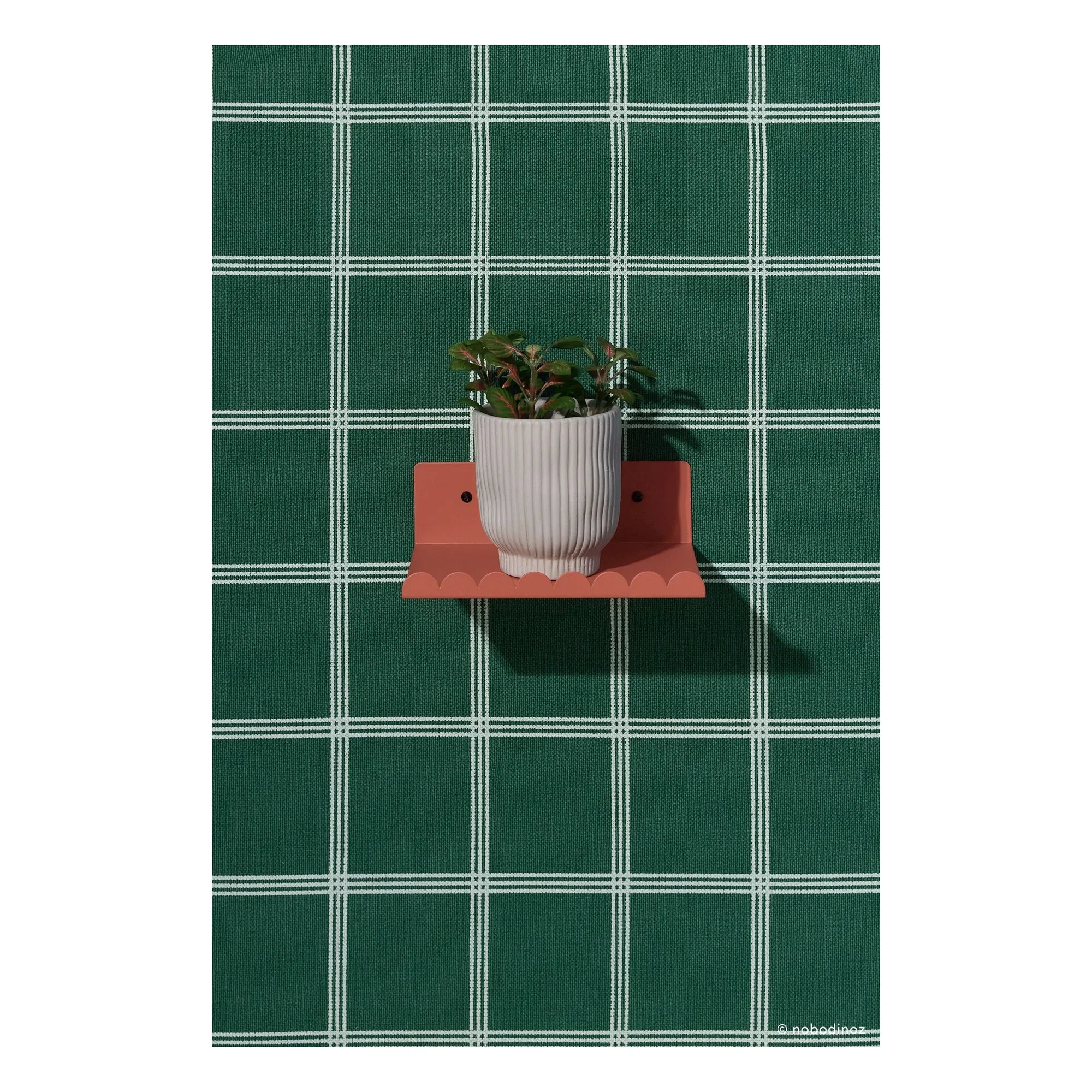 Nobodinoz - Wandregal Vibes 20x16 cm | Terracotta