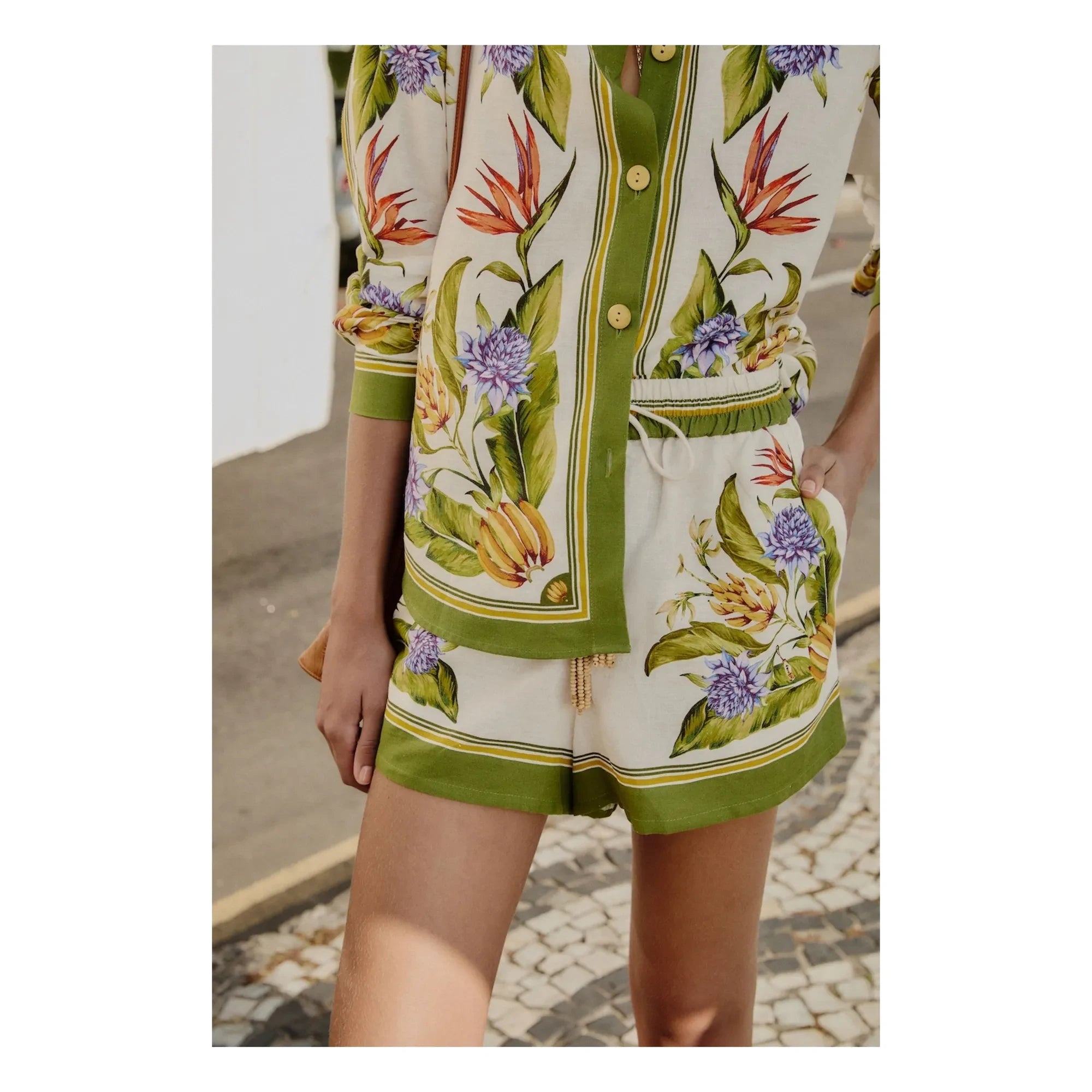Farm Rio - Tropische Shorts | Sand