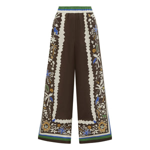Alémais - Fas Hose Leinen | Braun