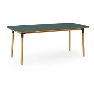 Normann Copenhagen - Form Esstisch Rechteckig 95x200cm | Grün
