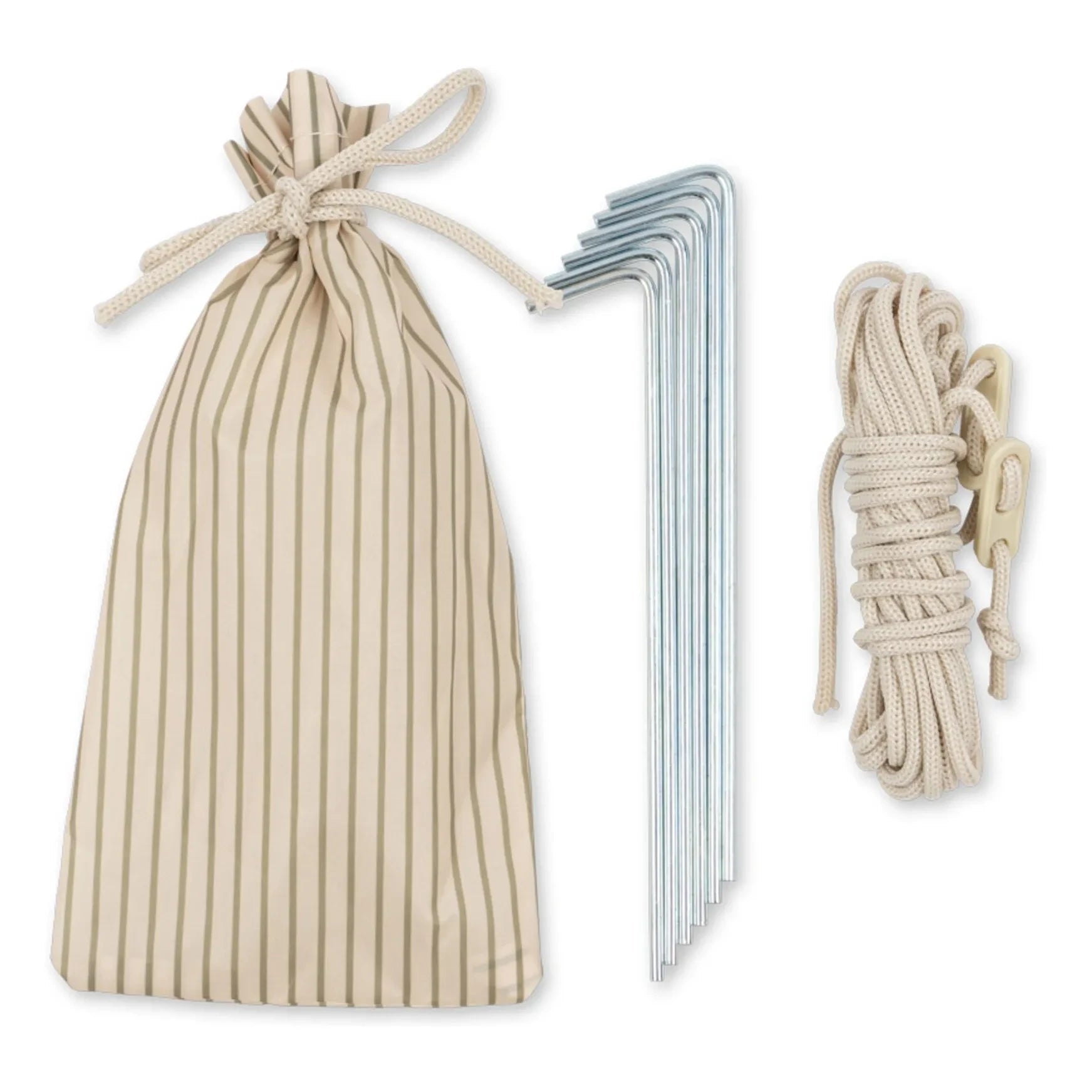 Konges Sløjd - Tea Stripe Pop-Up Strandzelt | Beige