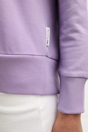 Marc O'Polo kadın pamuklu kapüşonlu sweatshirt