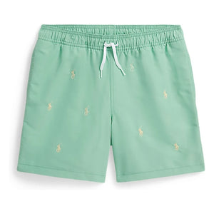 Ralph Lauren - Logo Badeshorts recycelte Fasern | Hellgrün