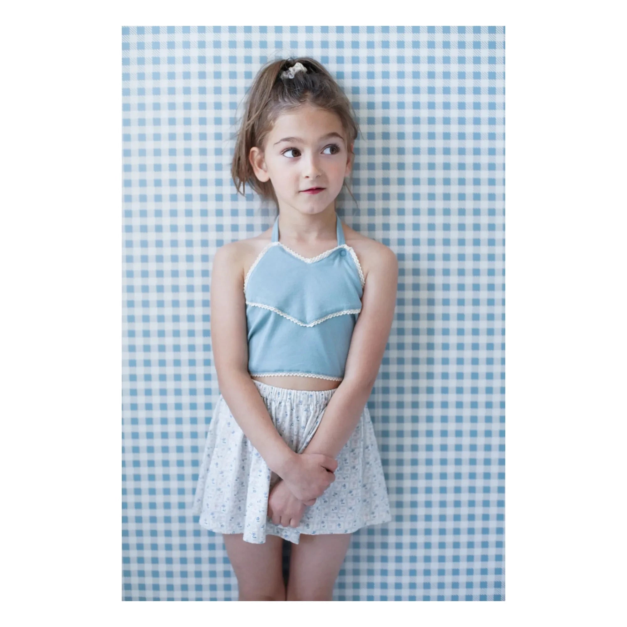 Soor Ploom - Kurze Shorts mit Blumenmuster | Weiß