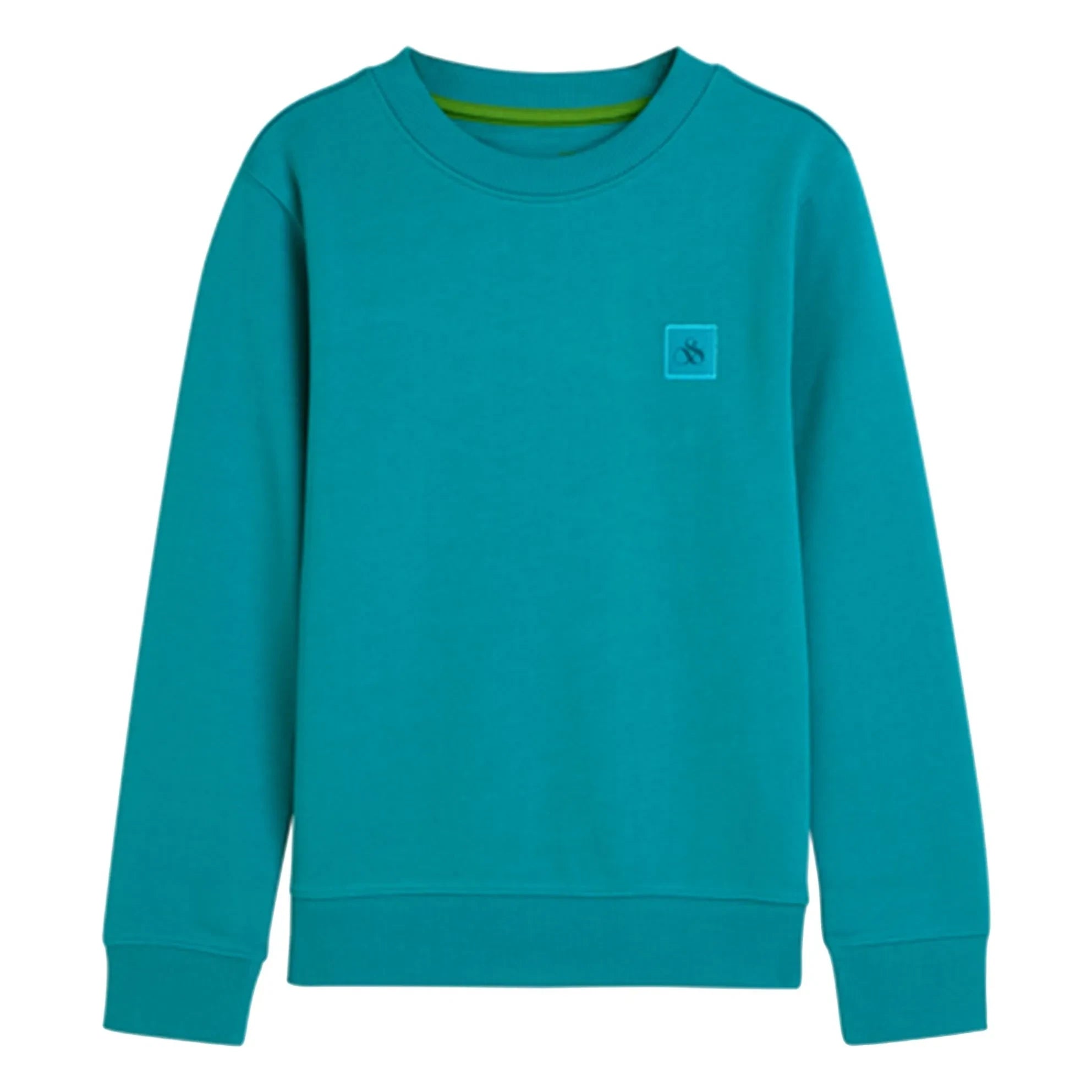 Scotch & Soda - Logo Badge Sweat Bio-Baumwolle | Lagoon Blue