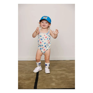 Mini Rodini - 3er Pack Bio-Baumwollsocken „Ping Pong“ | Ecru