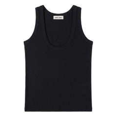 Smallable Woman - Perla geripptes Tanktop | Schwarz