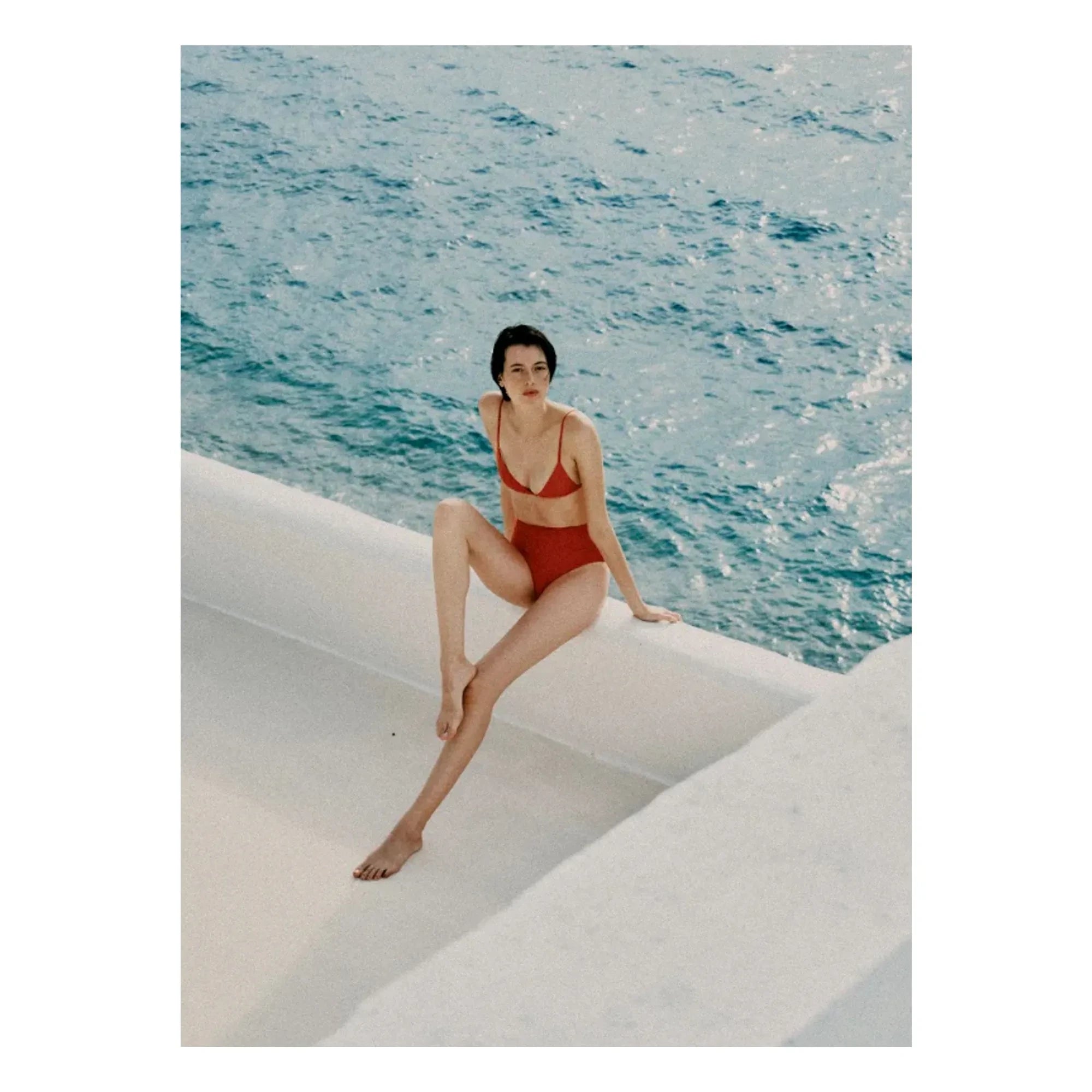 Vanessa Sposi - Rotes Triangel-Bikinioberteil