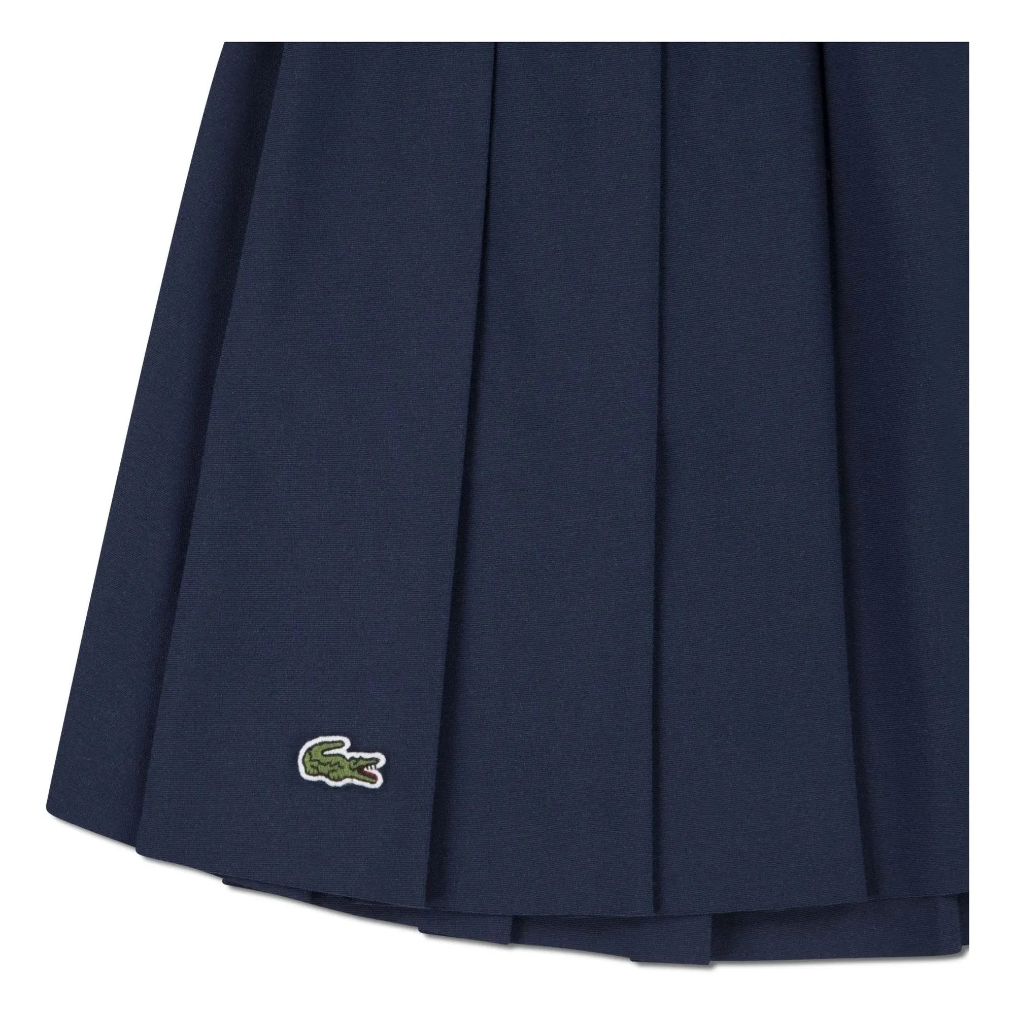 Lacoste - Geri Dönüştürülmüş Elyaf Pileli Etek | Lacivert