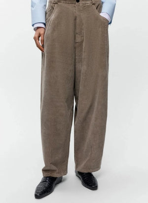 Cordera - Samt Baumwolle Jeans | Salbei