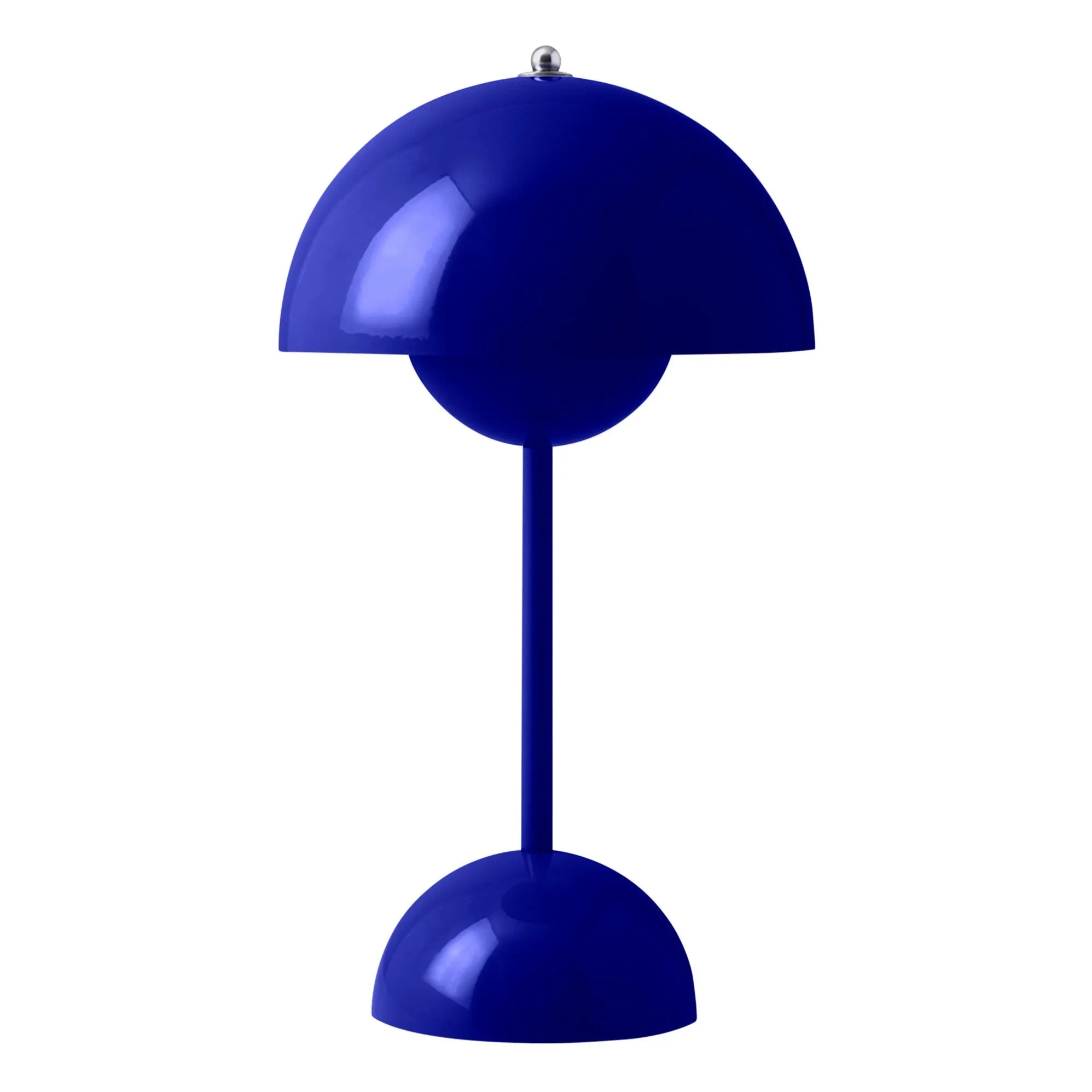 & Tradition - VP9 Flowerpot Tragbare Tischleuchte, Vernon Panton | Blau
