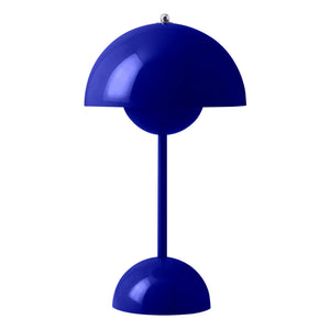 & Tradition - VP9 Flowerpot Tragbare Tischleuchte, Vernon Panton | Blau