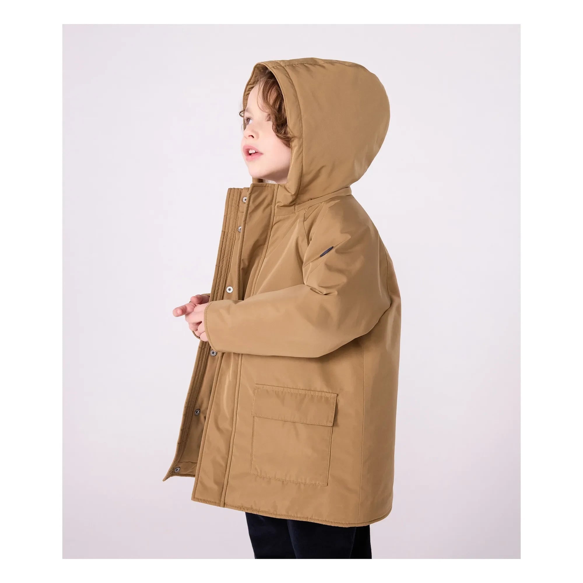 Petit Bateau - Gerader langer Parka | Braun