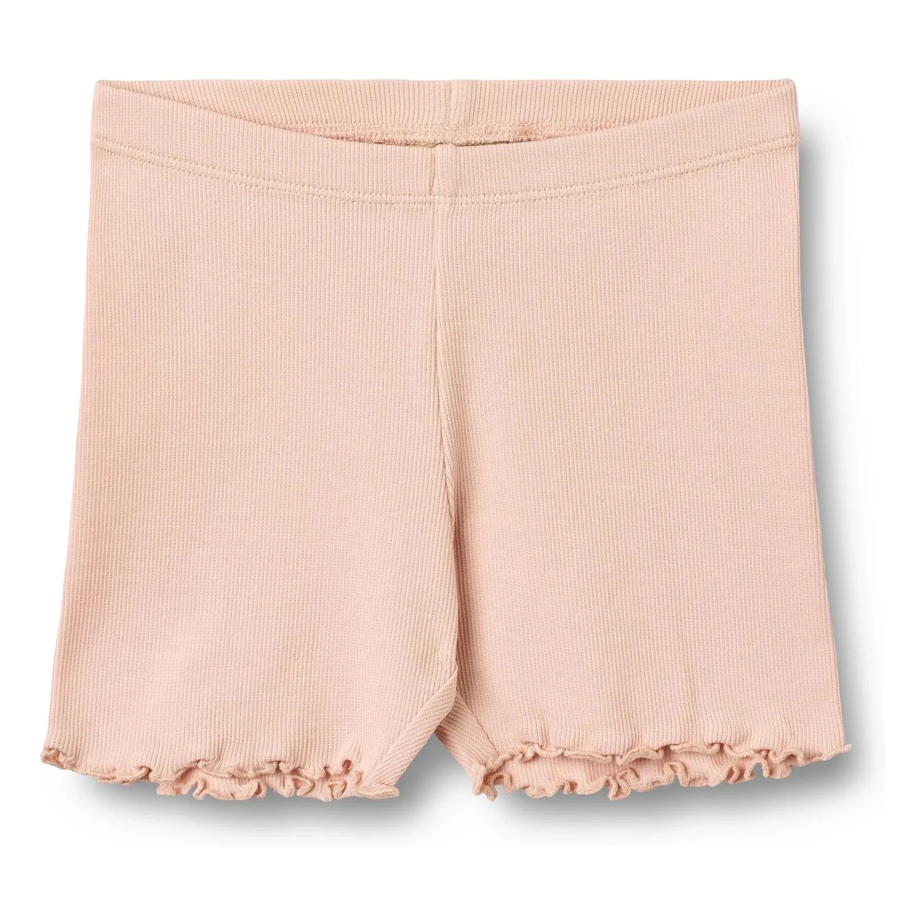 Wheat - Sine Gerippte Bio-Baumwoll Shorts | Hellrosa