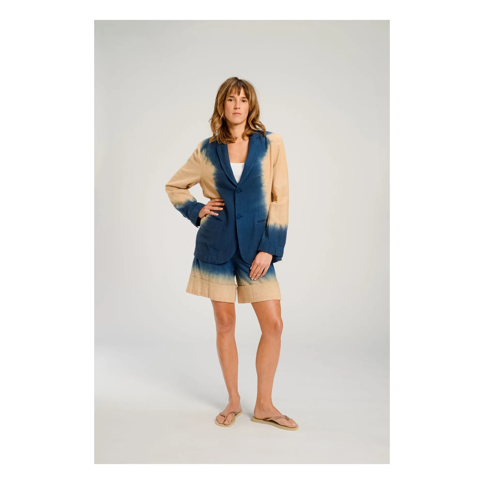 Virginie de Vinster - Blazer Tye and Die Oga | Blau