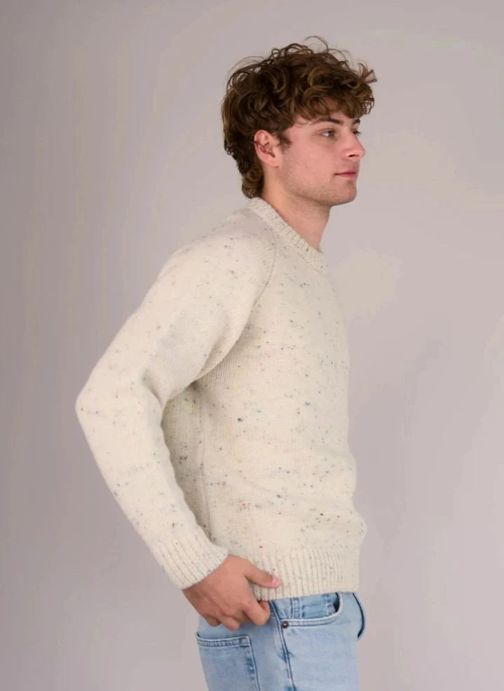 Origin Knitwear - Raglan Dicke Wollpullover | Ecru