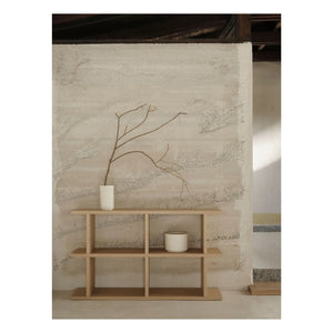 Ferm Living - Samt-Keramikvase | Ecru