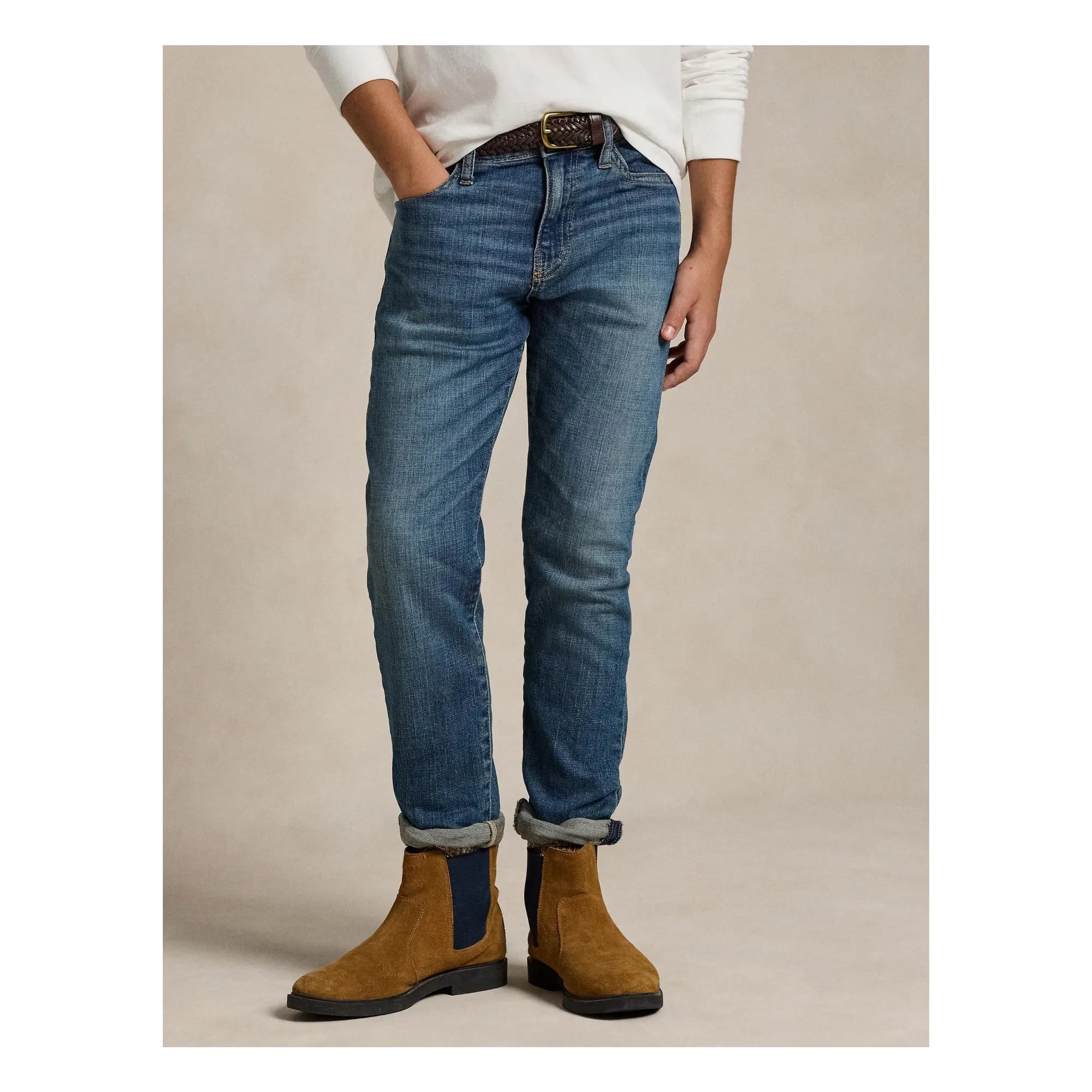 Ralph Lauren – Slim Sullivan Jeans | Stonewashed-Denim