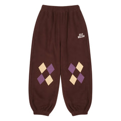 Jelly Mallow - Losanges Jogger | Braun