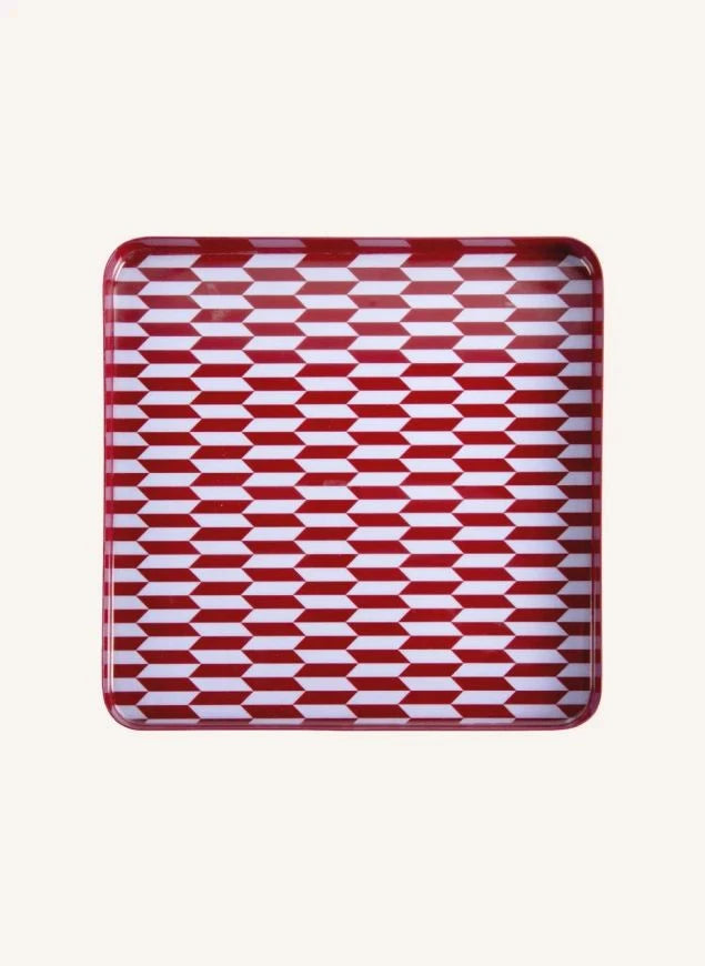 Present Time - Salerno Metalltablett | Bordeaux
